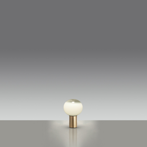 Cylindrical Base Glass Table Lamp | Artemide Laguna | Italianfurniture.com