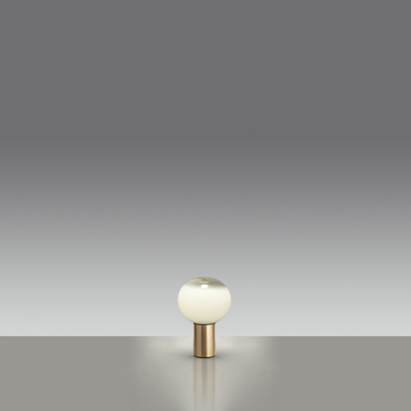 Cylindrical Base Glass Table Lamp | Artemide Laguna | Italianfurniture.com
