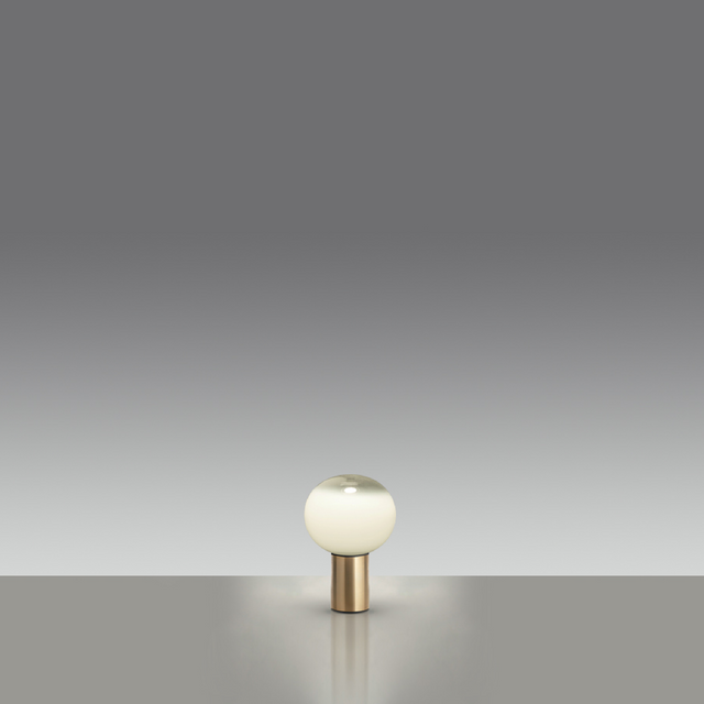 Cylindrical Base Glass Table Lamp | Artemide Laguna | Italianfurniture.com