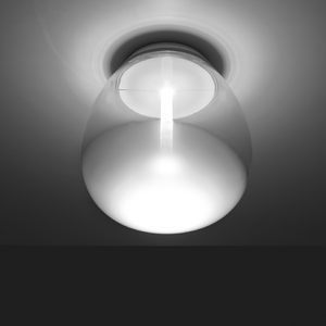 Bottom Frosted Glass Ceiling Lamp | Artemide Empatia | ItalianFurniture.com