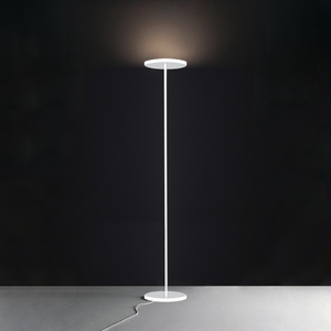 Aluminum Disc Floor Lamp | Artemide Athena | Italianfurniture.com