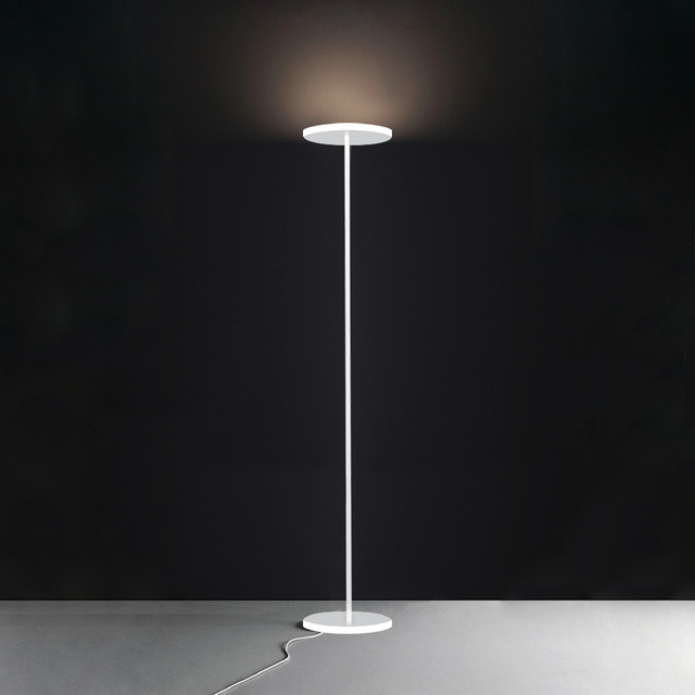 Aluminum Disc Floor Lamp | Artemide Athena | Italianfurniture.com
