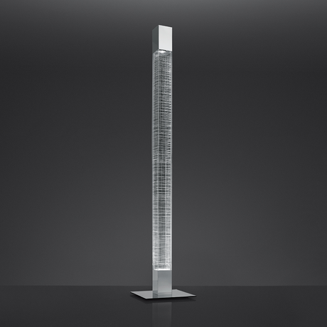 Elongated Clear Floor Lamp | Artemide Mimesi | Italianfurniture.com