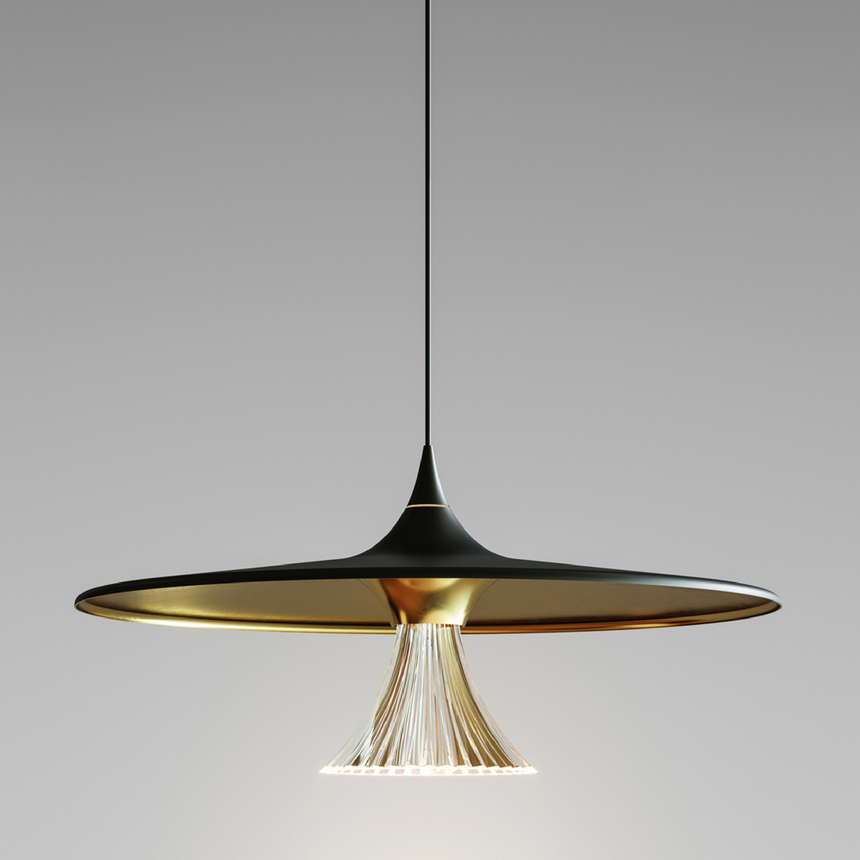 Hat-Shaped Pendant Lamp | Artemide Ipno | Italianfurniture.com