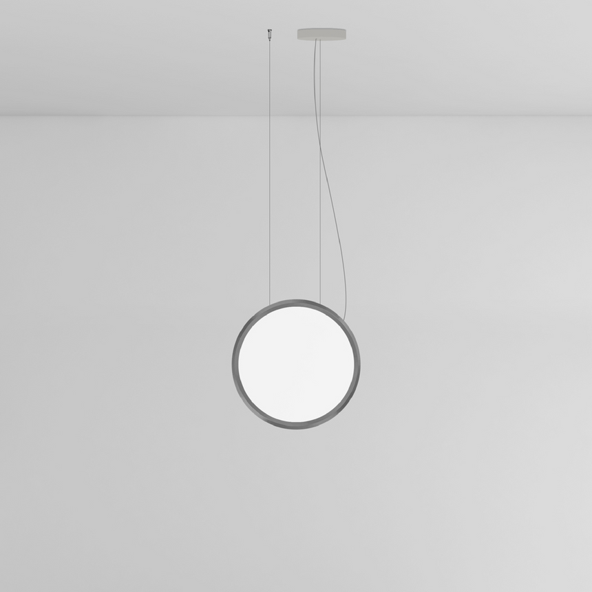 Vertical Aluminum Ring Pendant Lamp | Artemide Discovery