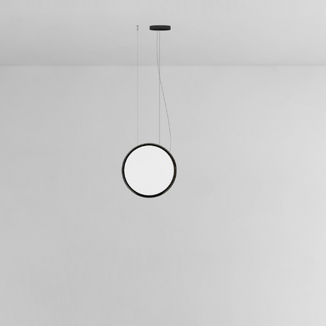 Aluminum Ring Vertical Pendant Lamp | Artemide Discovery  | italianfurniture.com
