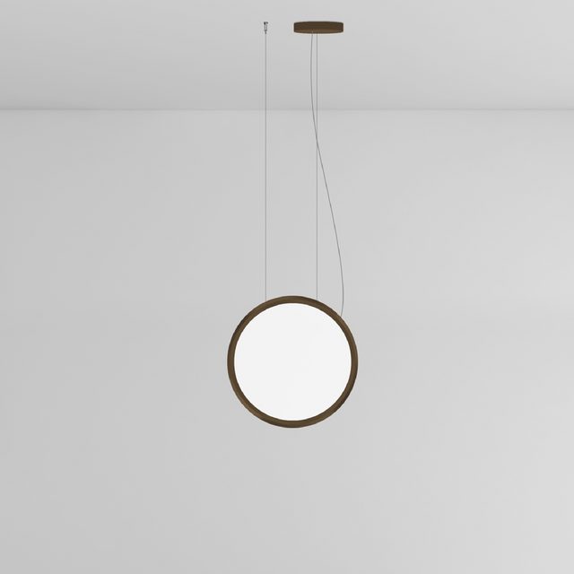 Aluminum Ring Vertical Pendant Lamp | Artemide Discovery  | italianfurniture.com