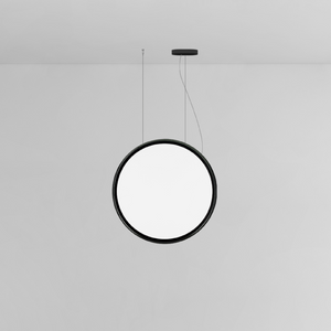 Aluminum Ring Vertical Pendant Lamp | Artemide Discovery  | italianfurniture.com