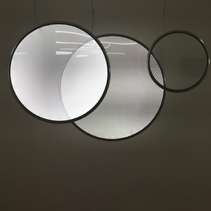 Aluminum Ring Vertical Pendant Lamp | Artemide Discovery  | italianfurniture.com