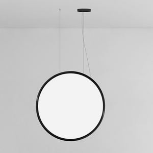 Aluminum Ring Vertical Pendant Lamp | Artemide Discovery  | italianfurniture.com