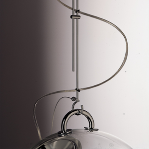 Clear Blown Glass Pendant Lamp | Artemide Miconos | Italianfurniture.com