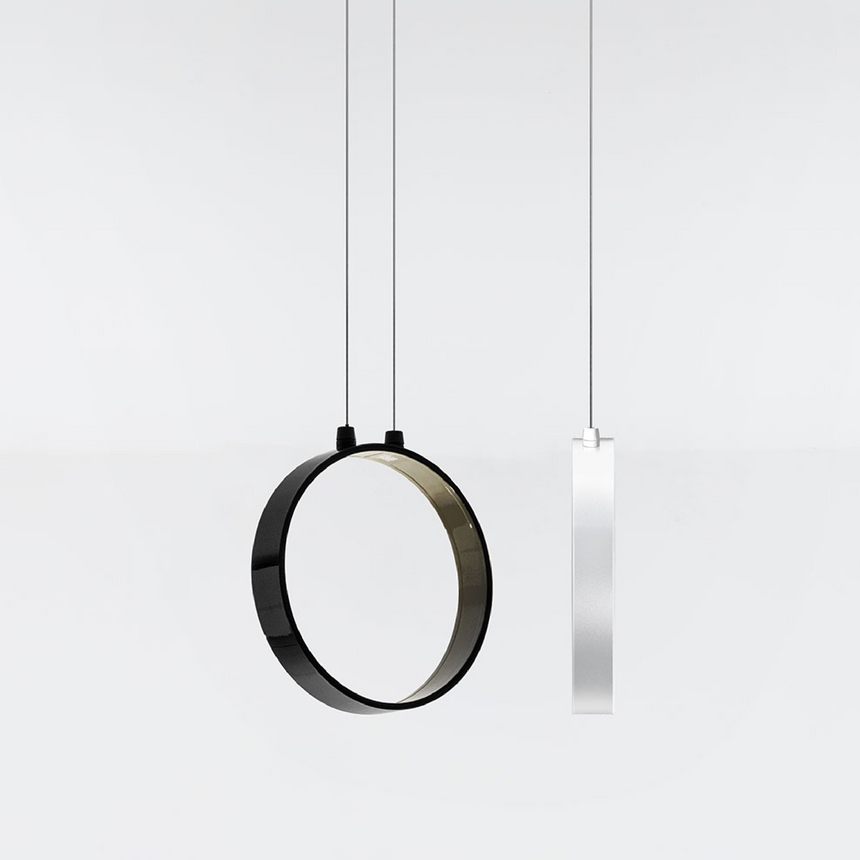Aluminum Ring Pendant Lamp | Artemide Eclittica | Italianfurniture.com