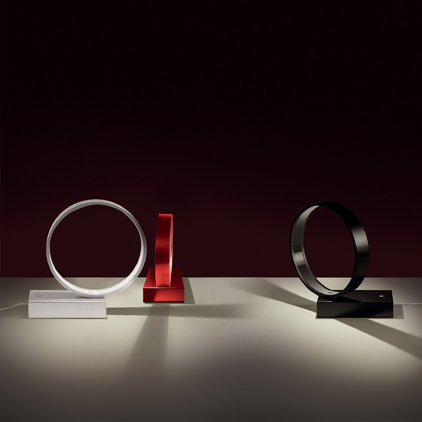 Aluminum Ring Table Lamp | Artemide Eclittica | Italianfurniture.com