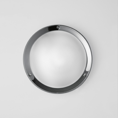 Round Stainless Steel Ceiling Lamp | Artemide Niki | Italianfurniture.com