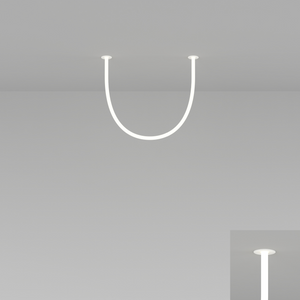 Flexible Tube Ceiling Lamp | Artemide La Linea | Italianfurniture.com