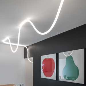 Flexible Tube Ceiling Lamp | Artemide La Linea | Italianfurniture.com