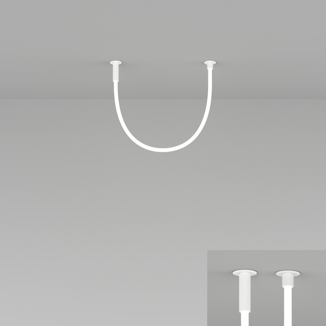 Flexible Tube Ceiling Lamp | Artemide La Linea | Italianfurniture.com