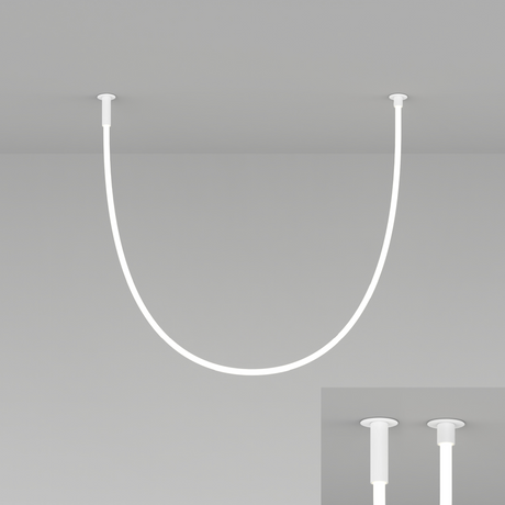 Flexible Tube Ceiling Lamp | Artemide La Linea | Italianfurniture.com