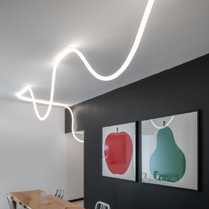 Flexible Tube Wall/Ceiling Lamp | Artemide La Linea | Italianfurniture.com
