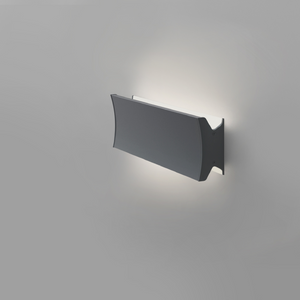 Gray Dimmable Dual Wall/Ceiling Lamp | Artemide Lineacurve | Italianfurniture.com