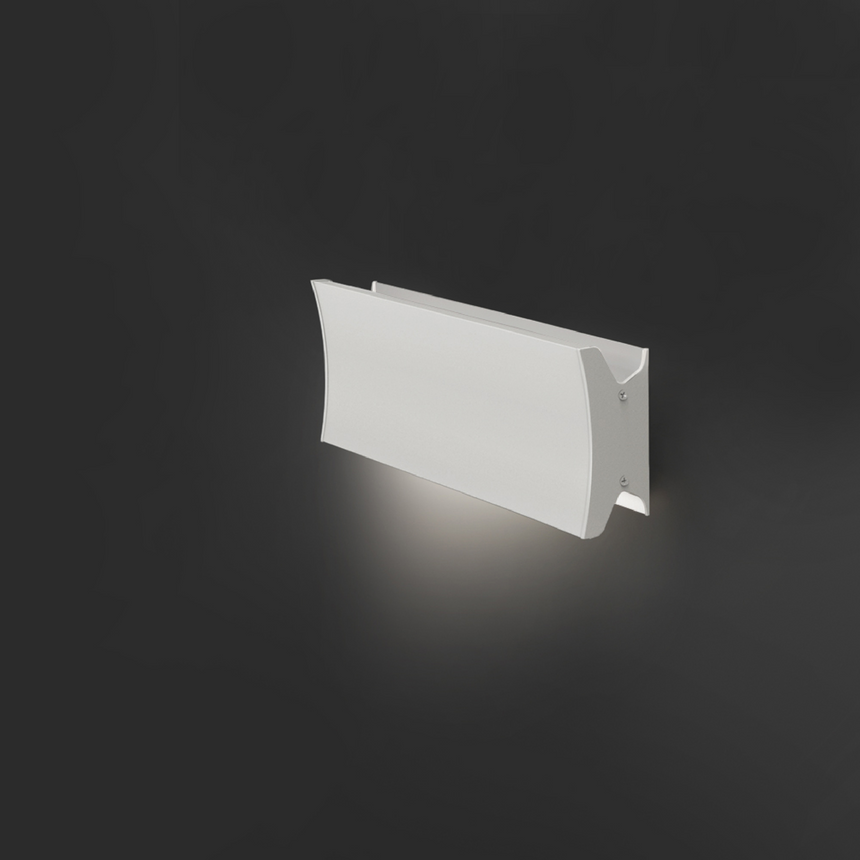 Gray Dimmable Mono Wall/Ceiling Lamp | Artemide Lineacurve | Italianfurniture.com