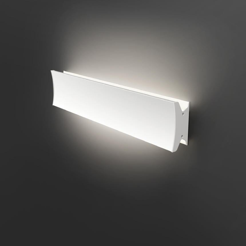 Gray Dimmable Dual Wall/Ceiling Lamp | Artemide Lineacurve | Italianfurniture.com