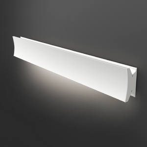 Gray Dimmable Mono Wall/Ceiling Lamp | Artemide Lineacurve | Italianfurniture.com