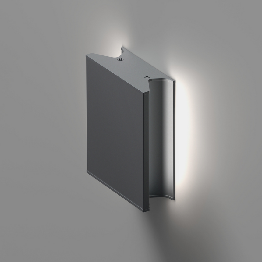 Gray Bar Mini Wall/Ceiling Lamp | Artemide Lineaflat | Italianfurniture.com