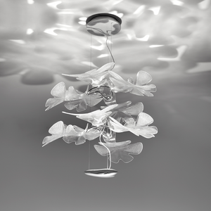 Clear Wavy Pendant Lamp | Artemide Chlorophilia | Italianfurniture.com