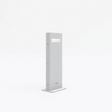 White Aluminum Outdoor Floor Lamp | Artemide Nuda | Italianfurniture.com