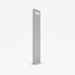 White Aluminum Outdoor Floor Lamp | Artemide Nuda | Italianfurniture.com