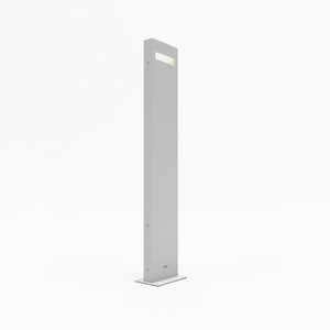 White Aluminum Outdoor Floor Lamp | Artemide Nuda | Italianfurniture.com