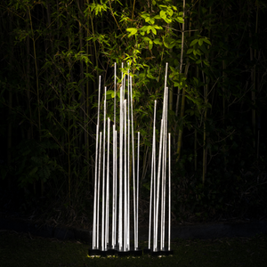 Transparent Rods Outdoor Floor Lamp | Artemide Reeds | Italianfurniture.com