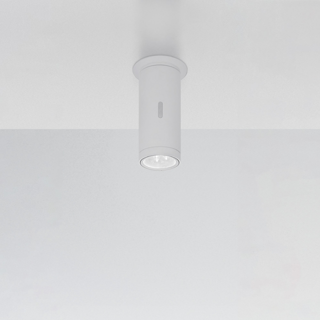 Cylindrical Aluminum Outdoor Ceiling Lamp | Artemide Calumet | ItalianFurniture.com