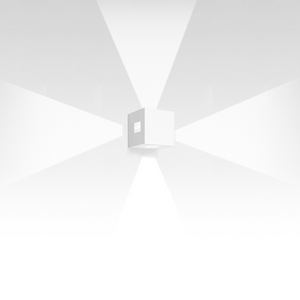 Square Direct/Indirect Wall Lamp | Artemide Effetto | Italianfurniture.com