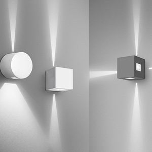 Square Direct/Indirect Wall Lamp | Artemide Effetto | Italianfurniture.com
