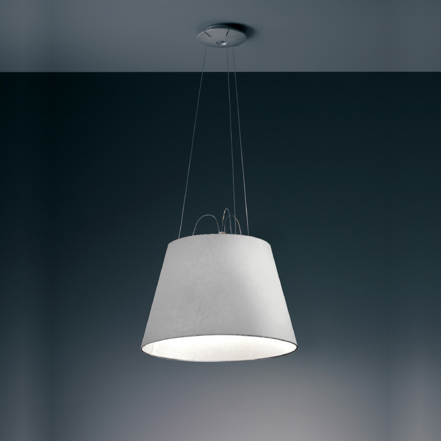Empire Shade Pendant Lamp | Artemide Tolomeo Mega | Italianfurniture.com