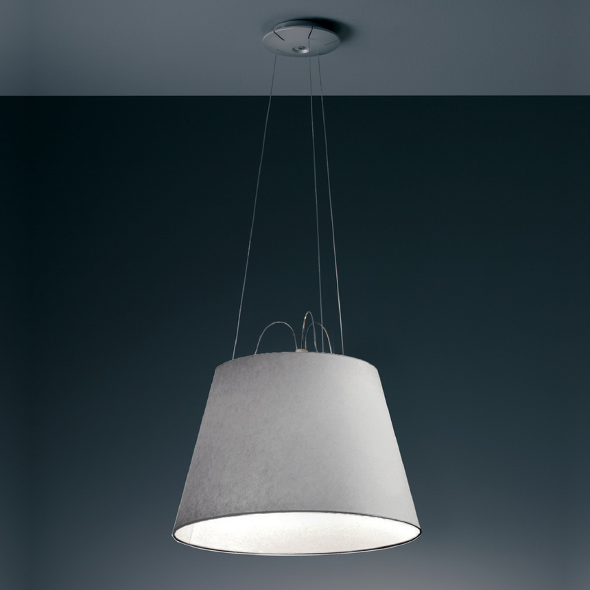 Empire Shade Pendant Lamp | Artemide Tolomeo Mega | Italianfurniture.com