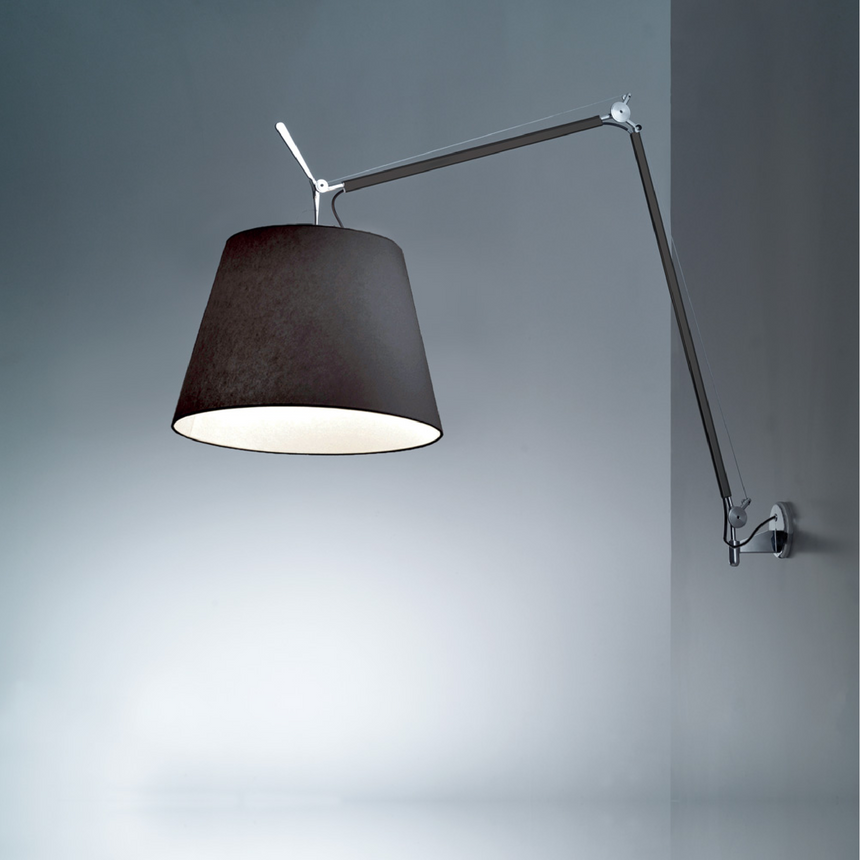 Aluminum Arm Mega Wall Lamp | Artemide Tolomeo | Italianfurniture.com