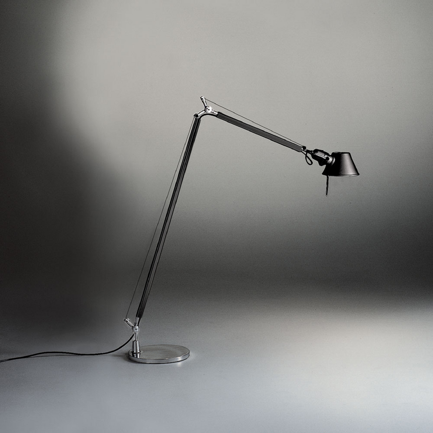 Aluminum Reading Floor Lamp | Artemide Tolomeo