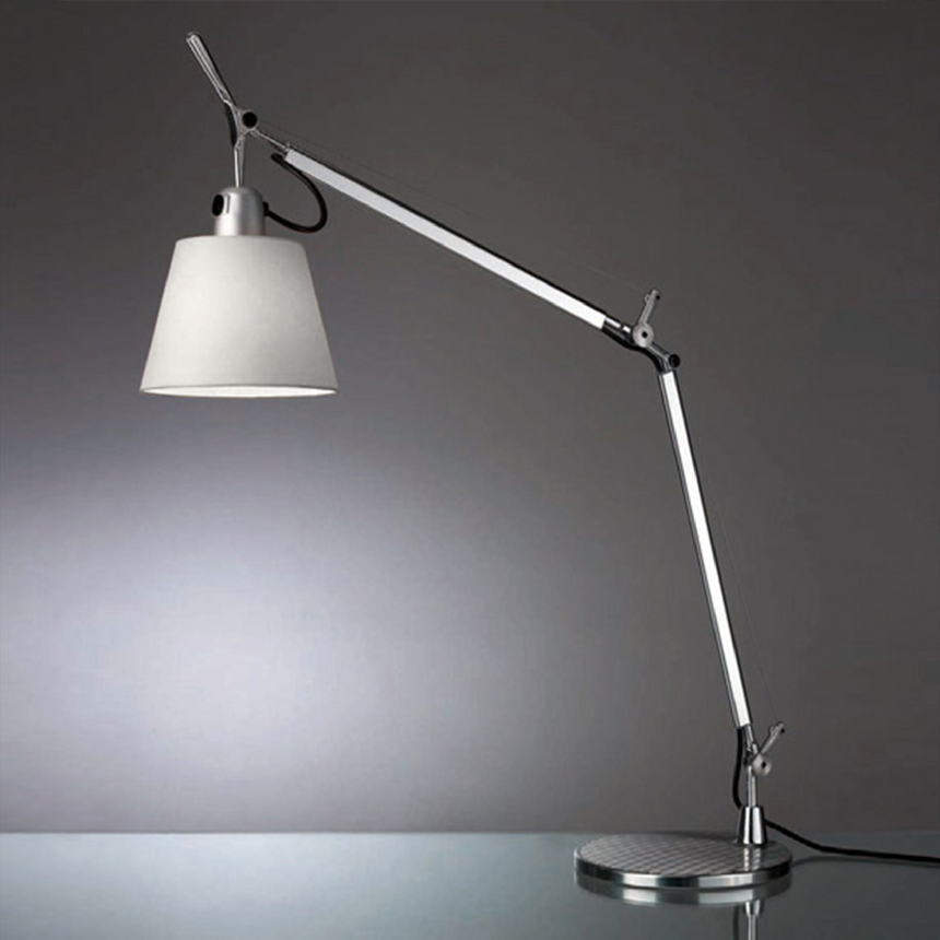 Industrial Table Lamp with Shade | Artemide Tolomeo | Italianfurniture.com
