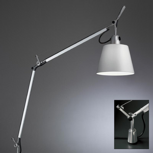 Industrial Table Lamp with Shade | Artemide Tolomeo | Italianfurniture.com