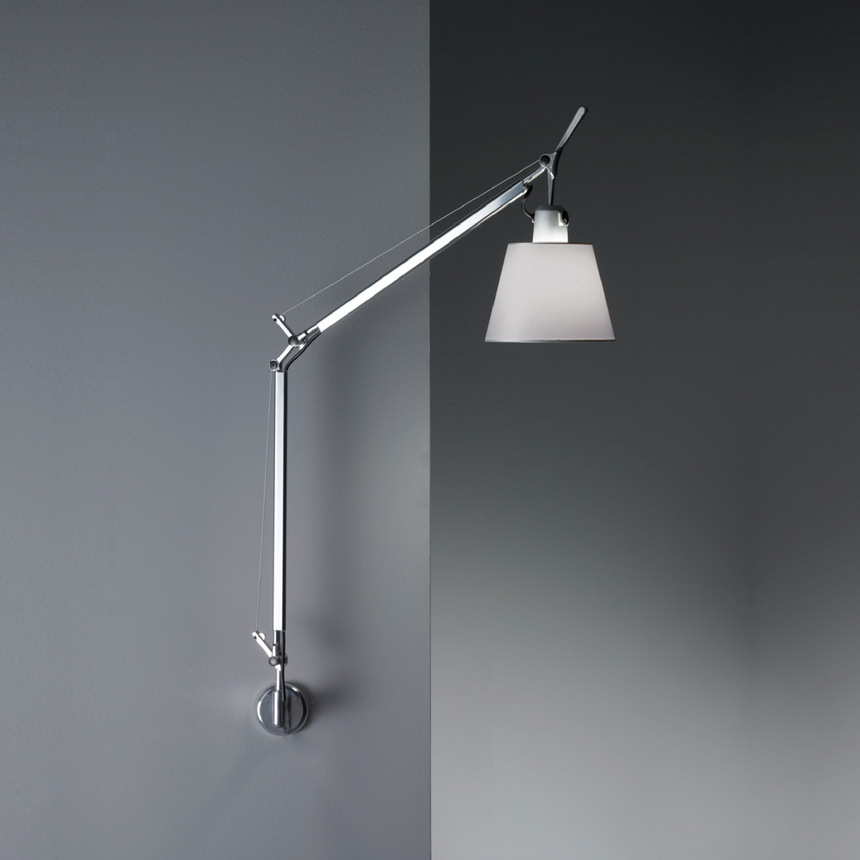 Shade Wall Lamp with Bracket | Artemide Tolomeo | Italianfurniture.com