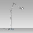Aluminum Classic Tunable Floor Lamo | Artemide Tolomeo | Italianfurniture.com