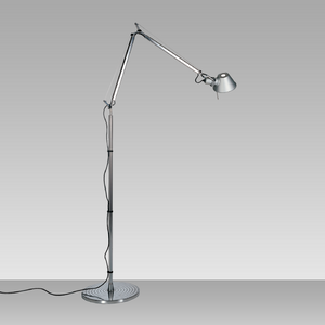 Chromed Steel Floor Lamp | Artemide Tolomeo | Italianfurniture.com
