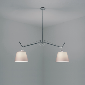 Double Empire Shade Pendant Lamp | Artemide Tolomeo | Italianfurniture.com