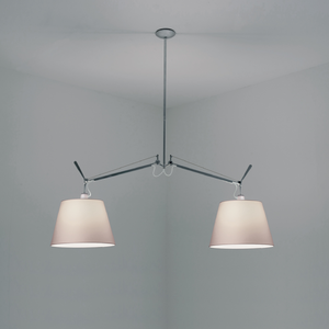 Double Empire Shade Pendant Lamp | Artemide Tolomeo | Italianfurniture.com