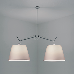 Double Empire Shade Pendant Lamp | Artemide Tolomeo | Italianfurniture.com