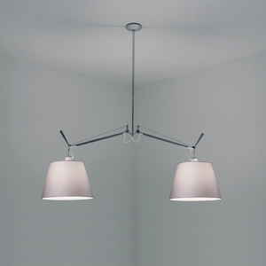 Double Empire Shade Pendant Lamp | Artemide Tolomeo | Italianfurniture.com