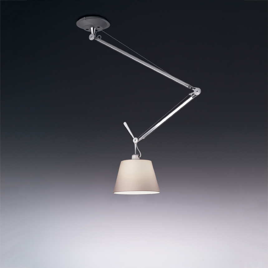 Off Center Shade Pendant Lamp | Artemide Tolomeo
